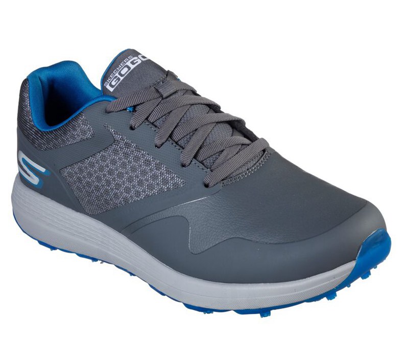 Skechers Herr Grå/Blå Sneakers - Go Golf Max - Sverige (ERDLZ-5392)